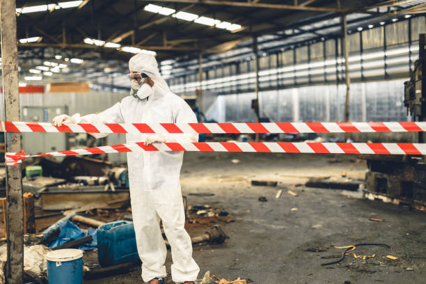 Professional Hoarding Cleanup technician working in Bayview, ID